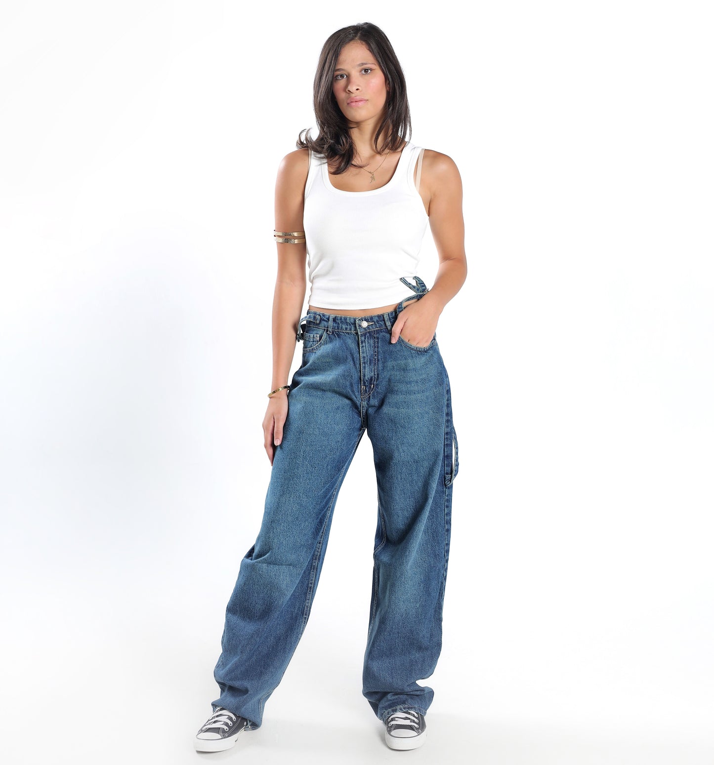 DARK DIRTY BALLOON DENIM