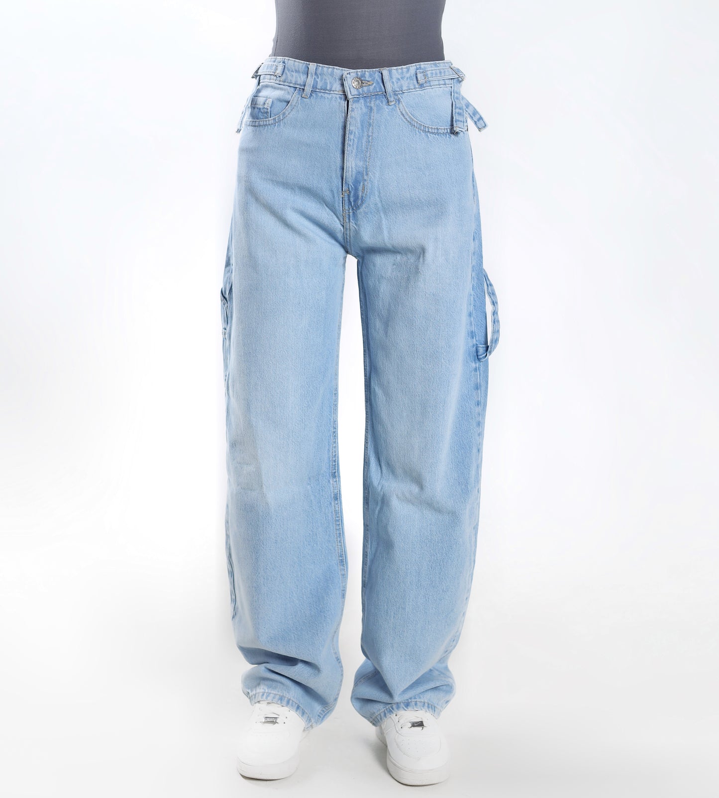LIGHT BLUE BALLOON DENIM