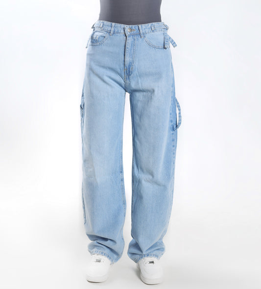 LIGHT BLUE BALLOON DENIM