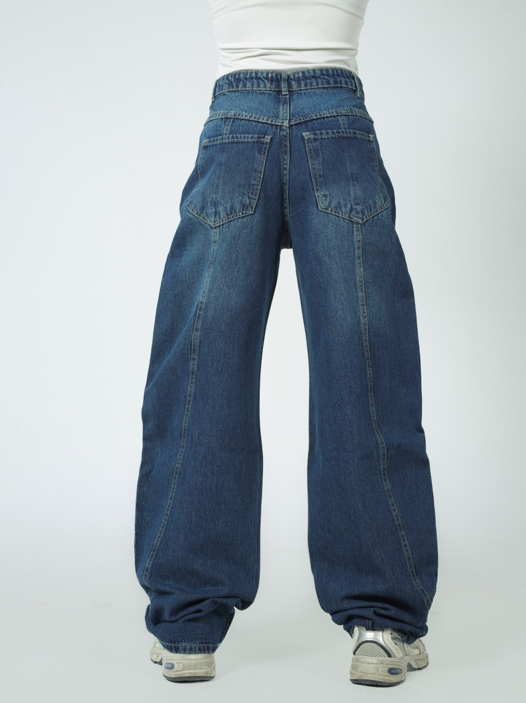 DARK DIRTY BALLOON FIT DENIM