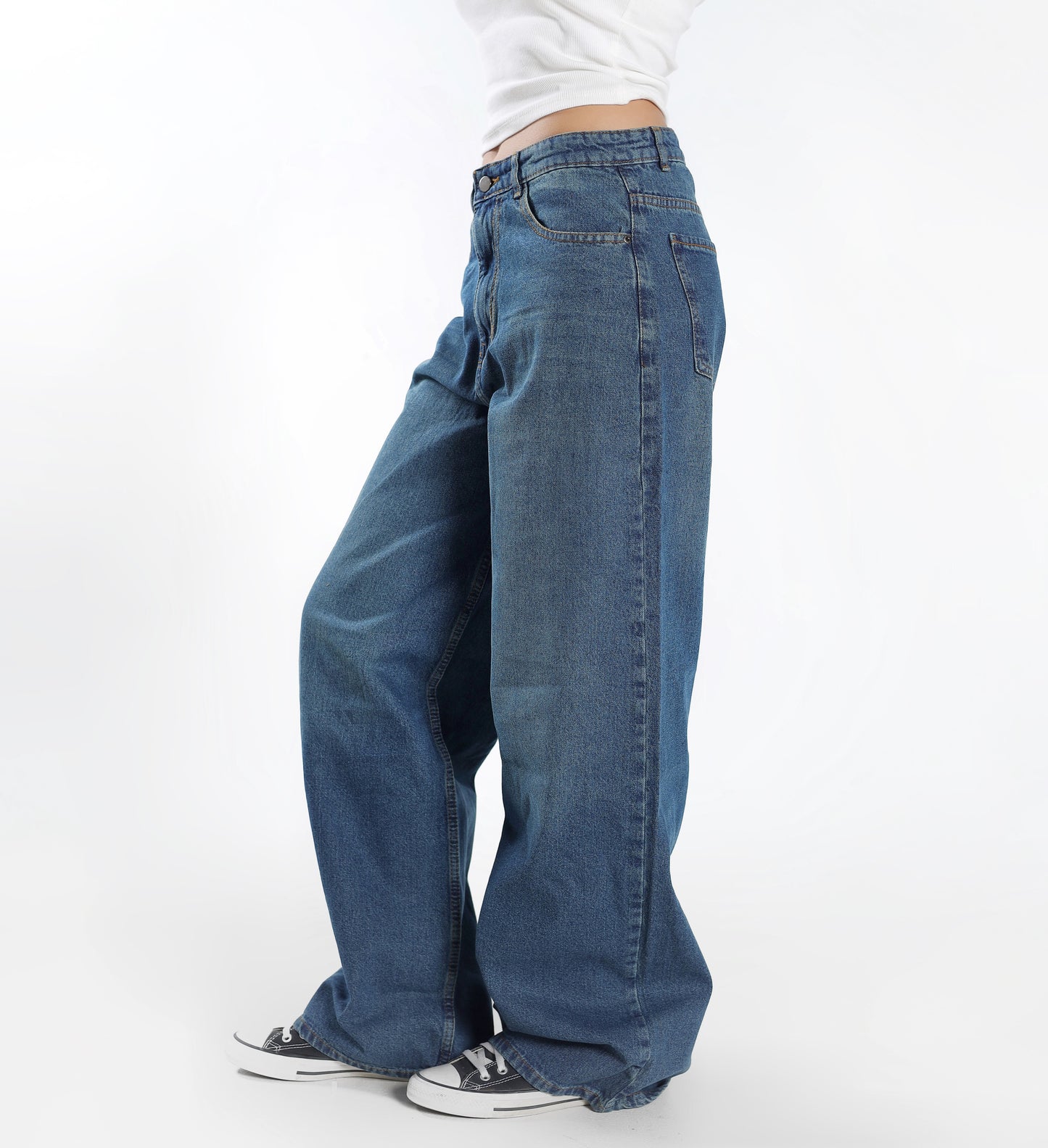 DARK DIRTY BAGGY DENIM