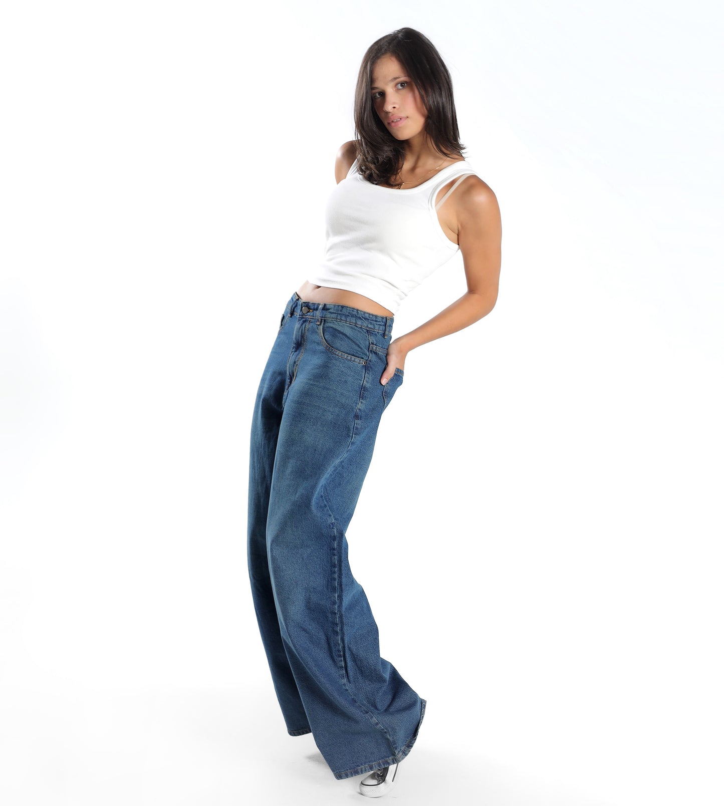 DARK DIRTY BAGGY DENIM