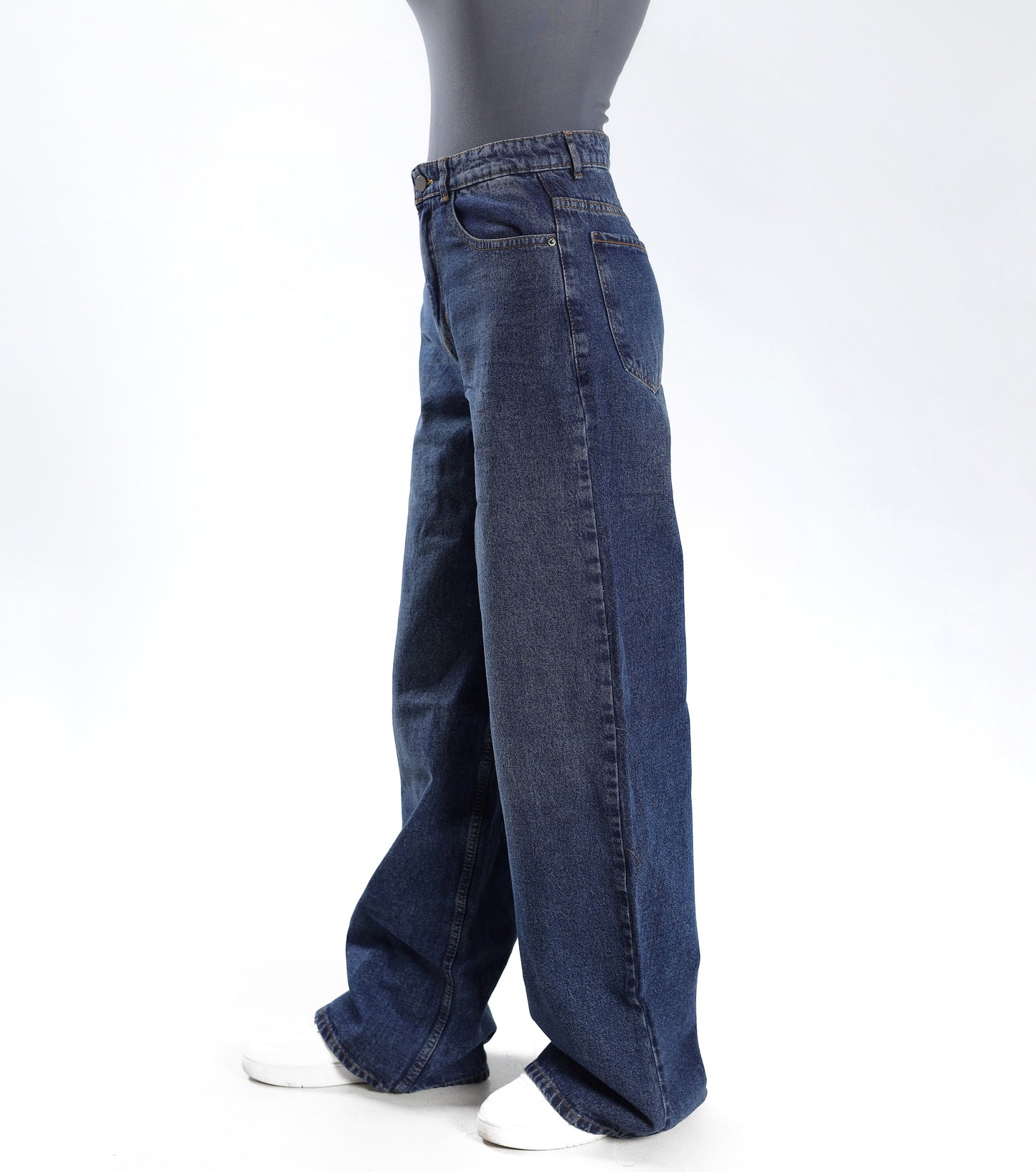 DARK BLUE BAGGY DENIM