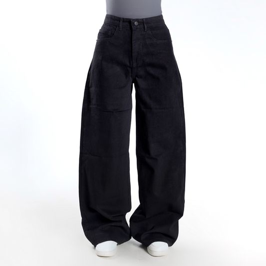 BLACK BAGGY DENIM