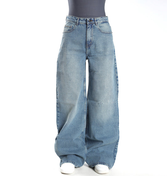 LIGHT DIRTY BAGGY DENIM